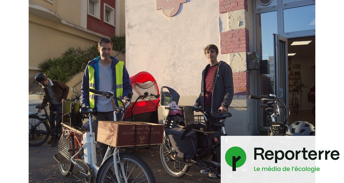 Oubliez la taxe carbone : à Lorient, on roule à vélo cargo