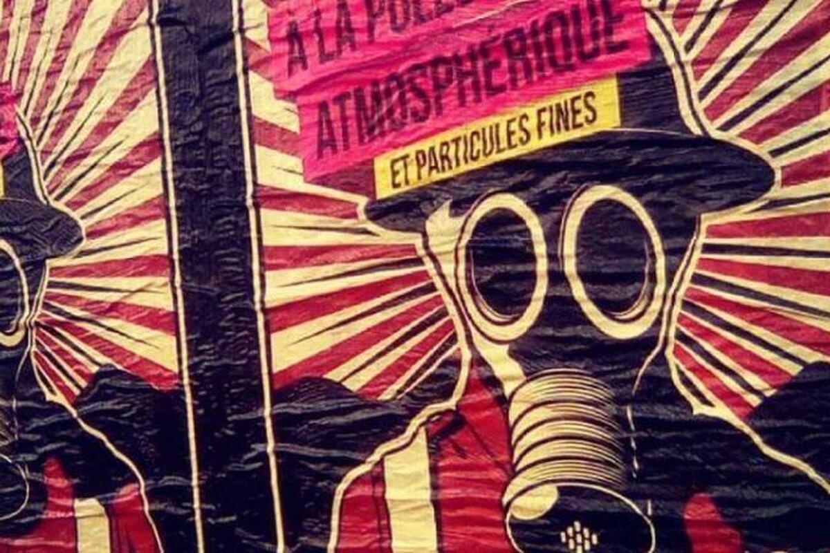 Des affiches choc placardées pour inciter les citoyens à se réveiller pour lutter contre le réchauffement climatique